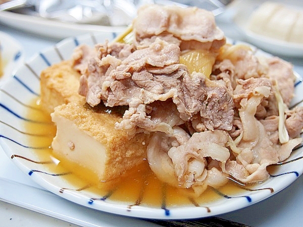 豚バラ肉豆腐 レシピ・作り方